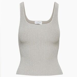 Aritzia Sculpt Knit Square Neck Tank Top